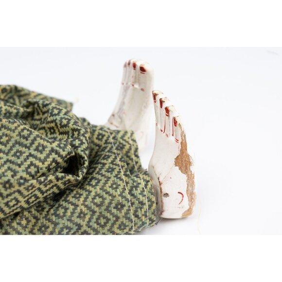 Vintage Traditional Marionette Puppet With Intricate Costume & Mustache - Picture 5 of 14